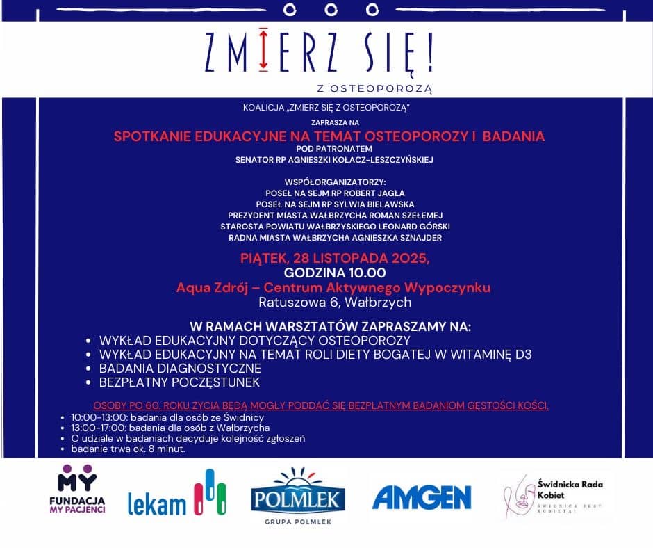 Wałbrzych/Kraj: Zmierz się z osteoporozą