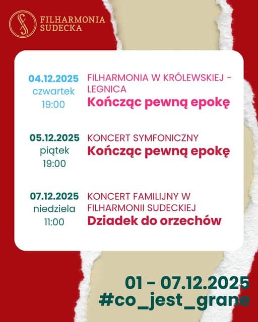 Wałbrzych: Filharmonia zaprasza