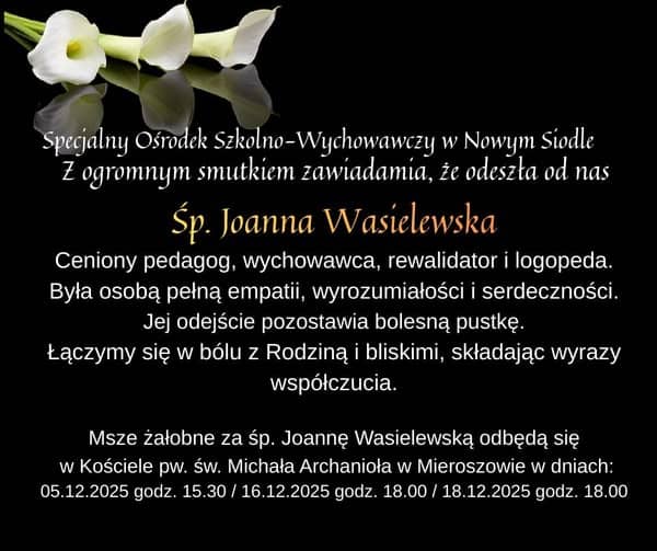 powiat wałbrzyski: Zmarła Joanna Wasielewska
