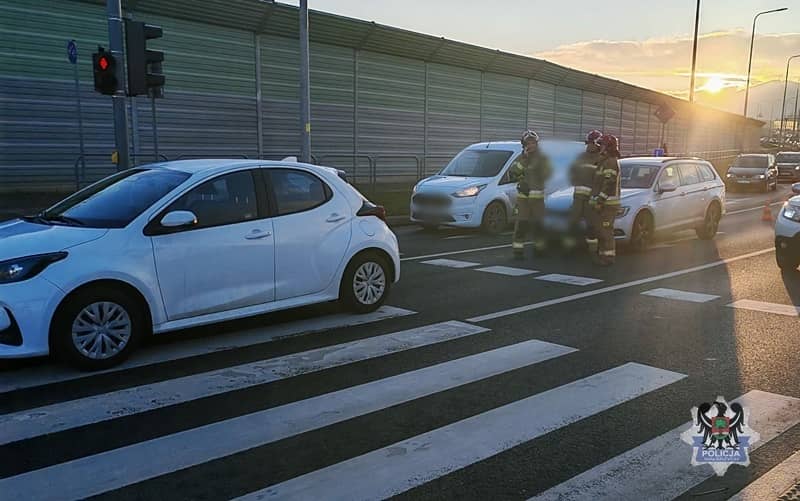 REGION, Szczawno-Zdrój: Nie zdążył wyhamować