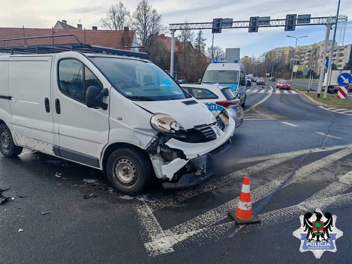 Wałbrzych: Świdniczanin doprowadził do wypadku na Wieniawskiego