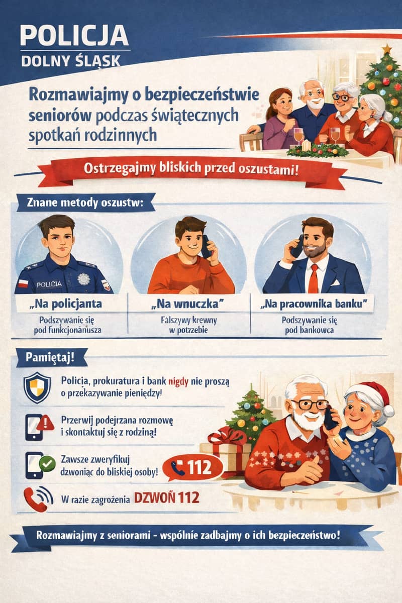 Wałbrzych/Kraj: Rozmawiajmy o bezpieczeństwie seniorów