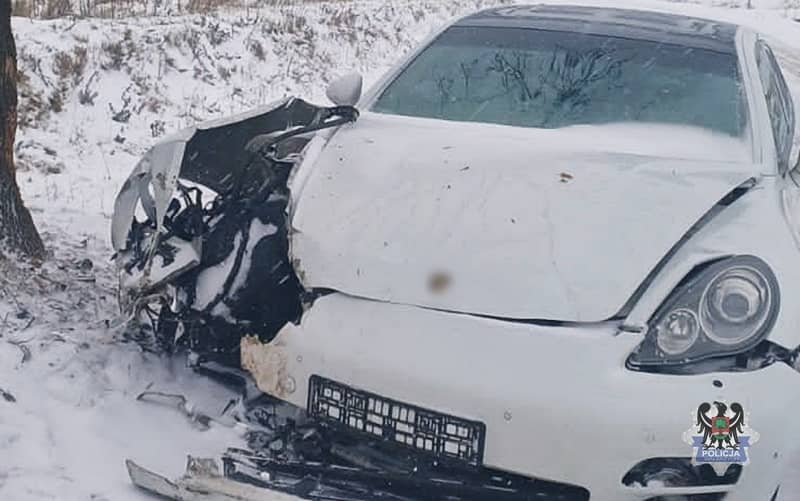 REGION, Gostków: Na drogach ślisko i o wypadek nie trudno