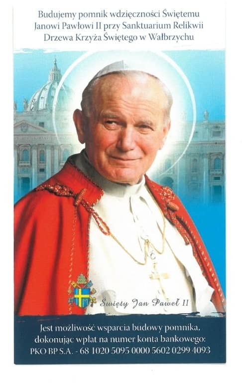 Wałbrzych: Chcą budowy pomnika Jana Pawła II