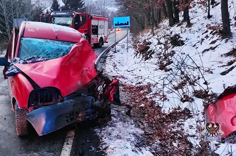 powiat wałbrzyski: Czołowe zderzenie