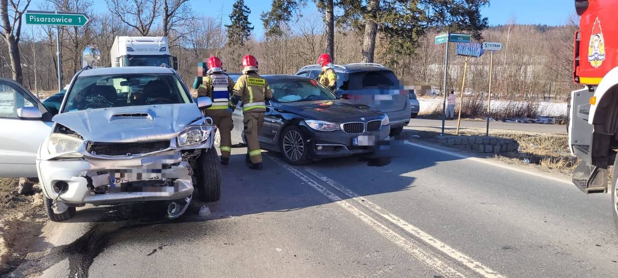 REGION: Kolizja trzech pojazdów