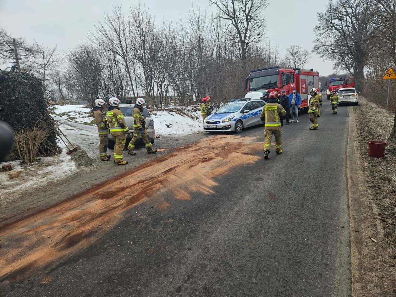 REGION: Pijany kierowca uderzył w drzewo