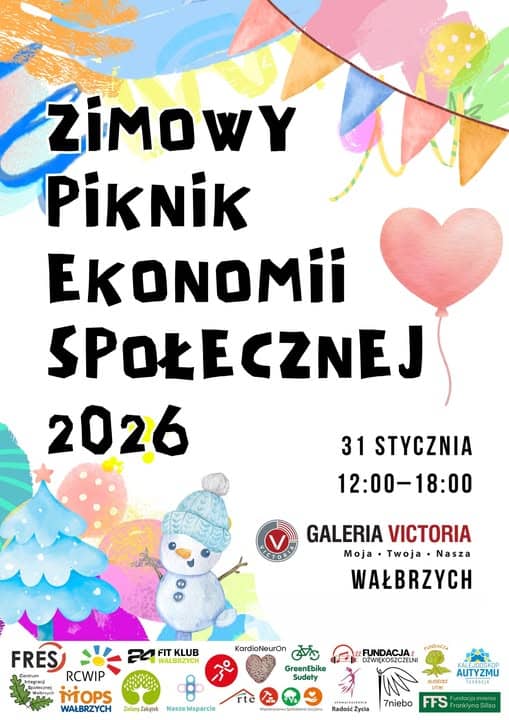 Wałbrzych: Zimowy piknik ekonomii społecznej