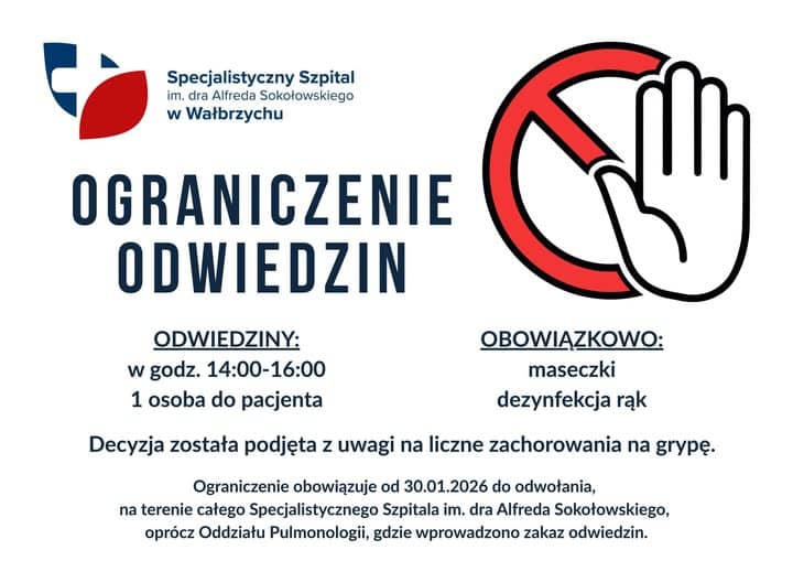 Wałbrzych: Ograniczenie odwiedzin