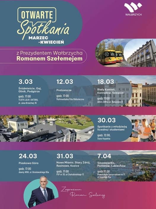 Wałbrzych: Prezydent spotka się z mieszkańcami