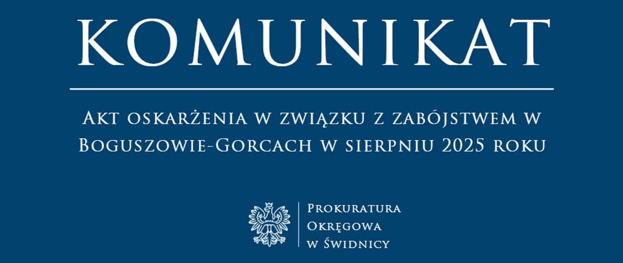 REGION, Boguszów-Gorce: 45–latka z Boguszowa oskarżona o zabójstwo