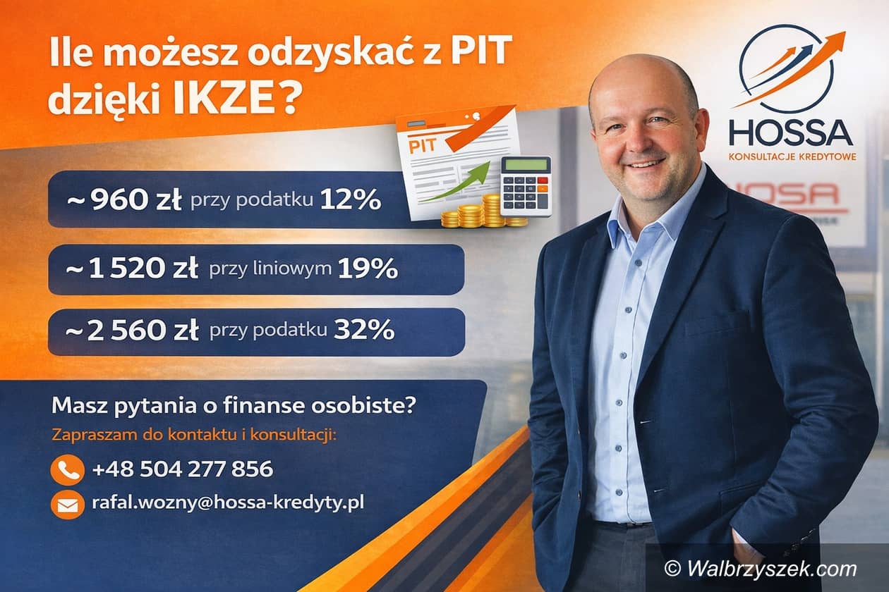 Wałbrzych: IKZE w rozliczeniu PIT. Jedna decyzja, duża różnica w Twoich finansach