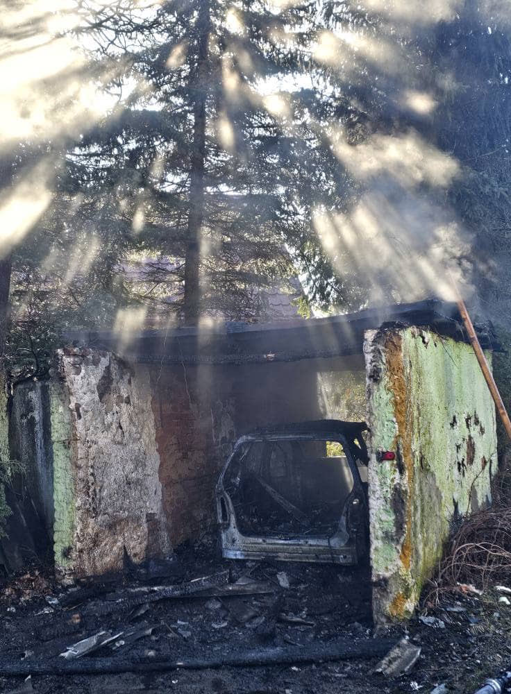 REGION, Jaczków: Samochód spłonął