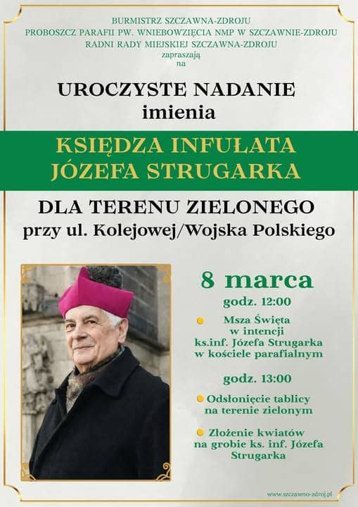 REGION, Szczawno-Zdrój: Teren zielony imienia księdza Strugarka