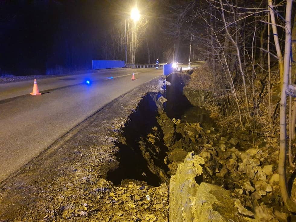 REGION, Rzeczka: Zawalił się mur oporowy