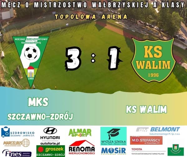 Szczawno-Zdrój: MKS pokonał kolejną przeszkodę