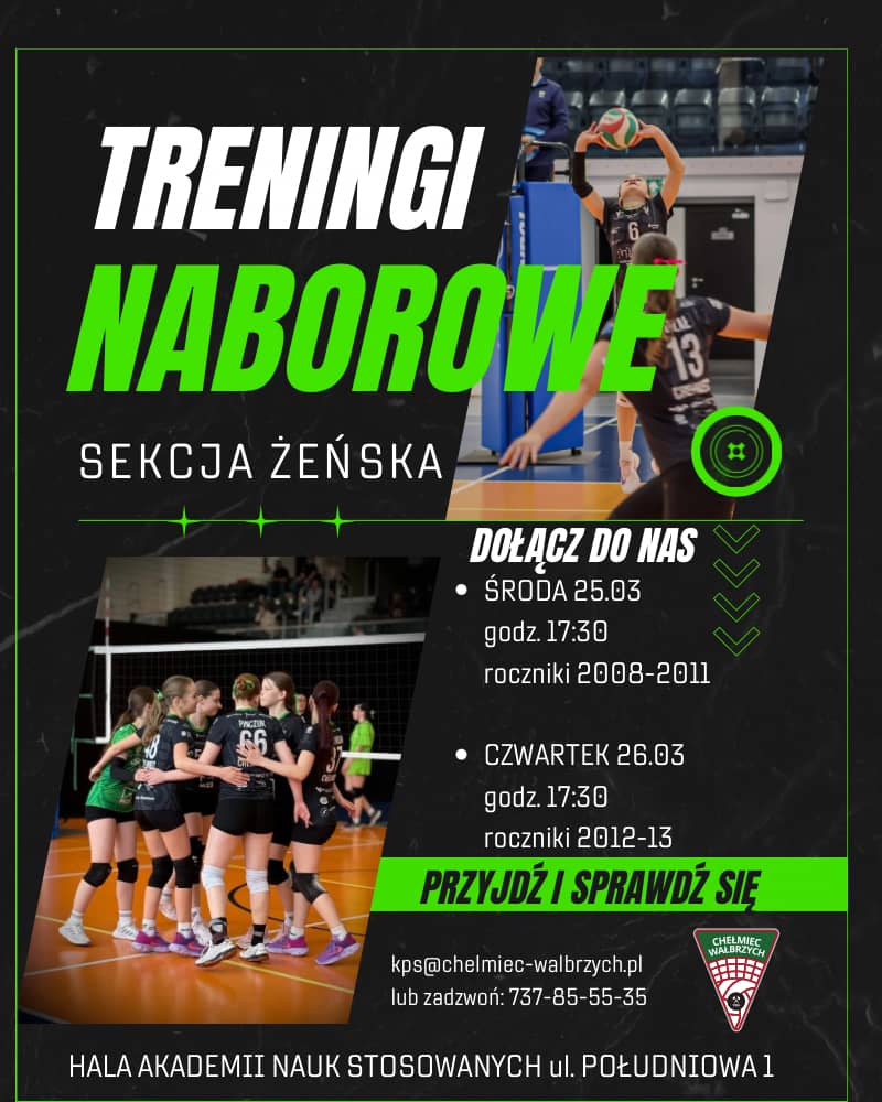 Wałbrzych: KPS Chełmiec zaprasza na treningi naborowe do sekcji żeńskiej