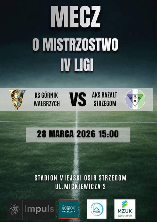 REGION: Mecz w Strzegomiu o wielkim znaczeniu