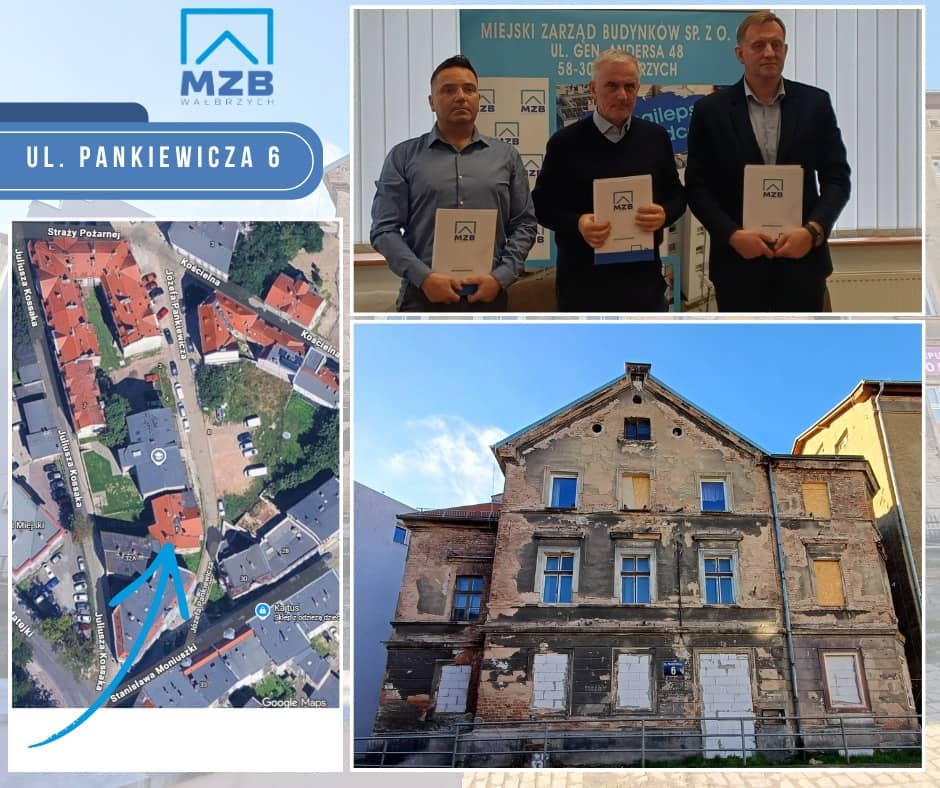 Wałbrzych: Przebudowa na Pankiewicza