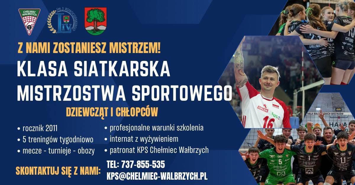 Wałbrzych/REGION: Rusza nabór do klasy o profilu siatkarskim