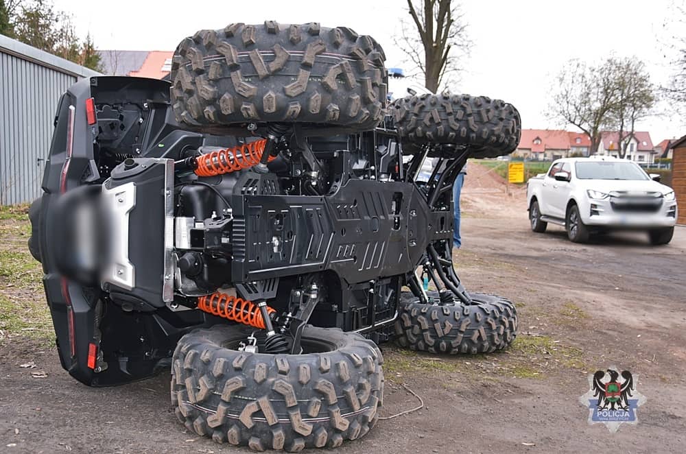 REGION, Mieroszów: Pijacki rajd quadem