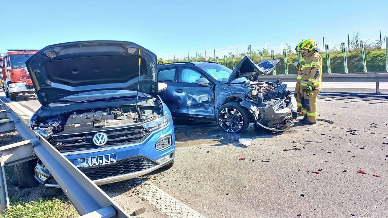 Dolny Śląsk: Karambol na A4