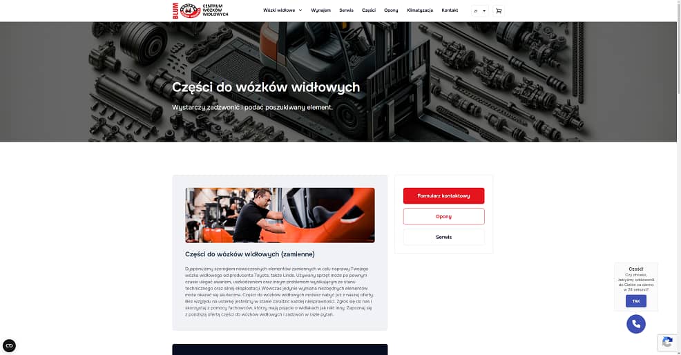 Wałbrzych/Kraj: Jak dobrać części do wózków widłowych, aby uniknąć kosztownych przestojów w magazynie?