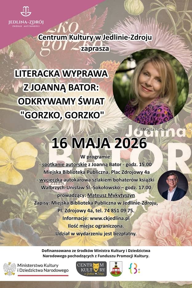 REGION, Jedlina-Zdrój: Joanna Bator w Jedlinie–Zdroju