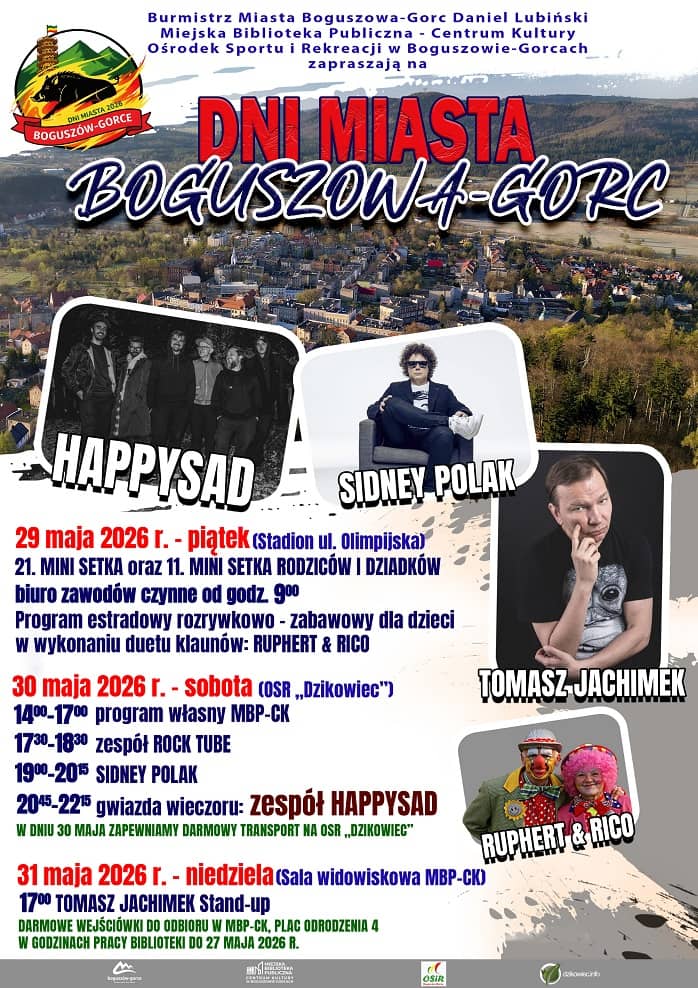 REGION, Boguszów-Gorce: Dni Boguszowa–Gorc powracają po kilkuletniej przerwie