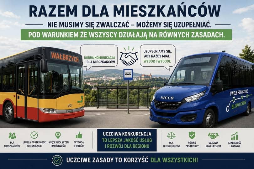 Wałbrzych/powiat wałbrzyski: Przewoźnicy walczą o swoje