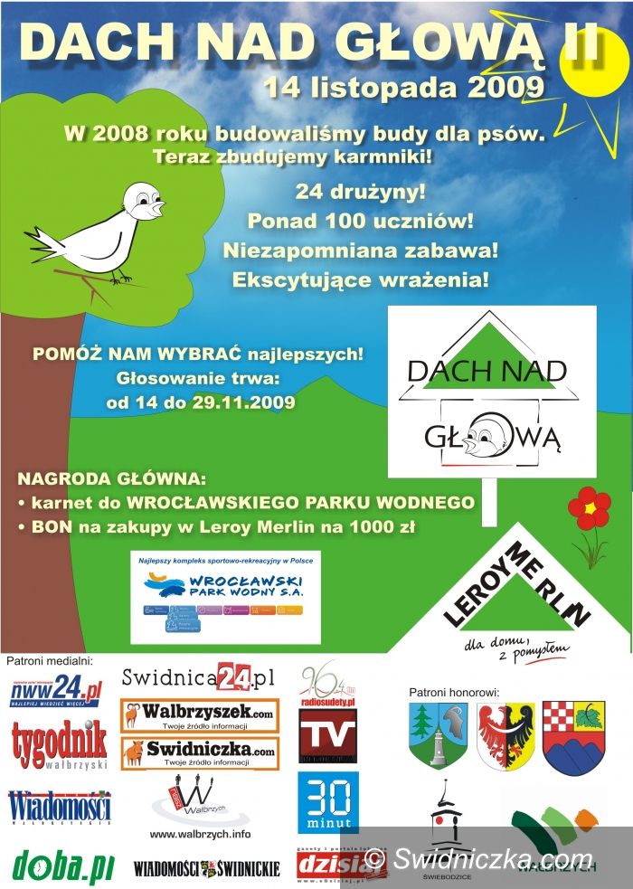 Świdnica: Wielkie budowanie czas zacząć – „Dach nad głową” (edycja druga)