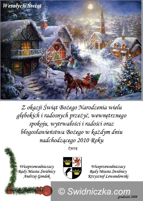 Świdnica: Pierwsze życzenia świąteczne