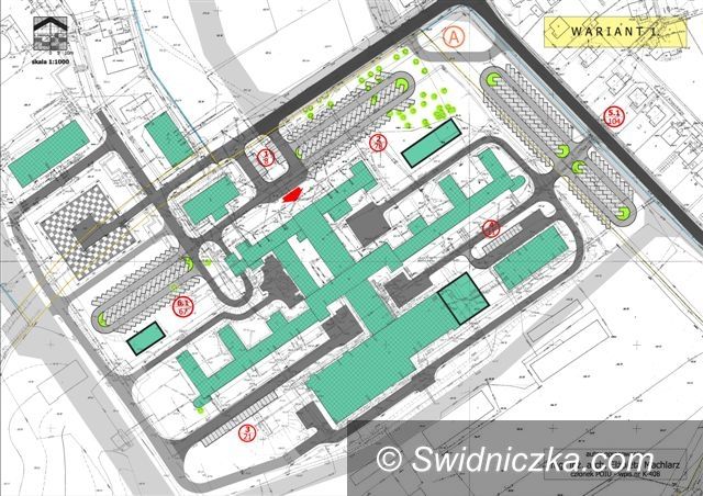 Świdnica: Będą parkingi i siedziba pogotowia przy Latawcu