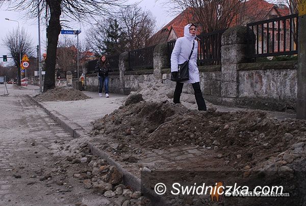 Świdnica: Taaakie dziury. Wałbrzyska zamknięta