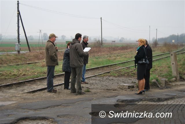 Region Strzegom, Kłaczyna: Naprawa przejazdu kolejowego