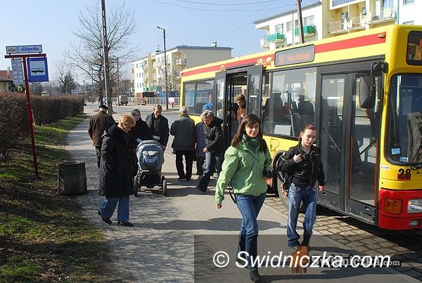 Świdnica: Przystanek przeniesiony