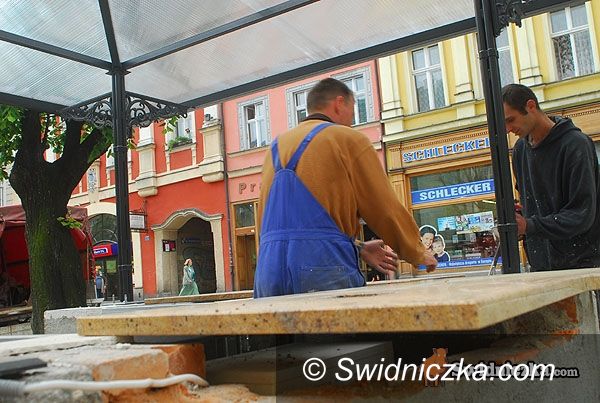 Świdnica: Kwiaciarki doczekały się blatów