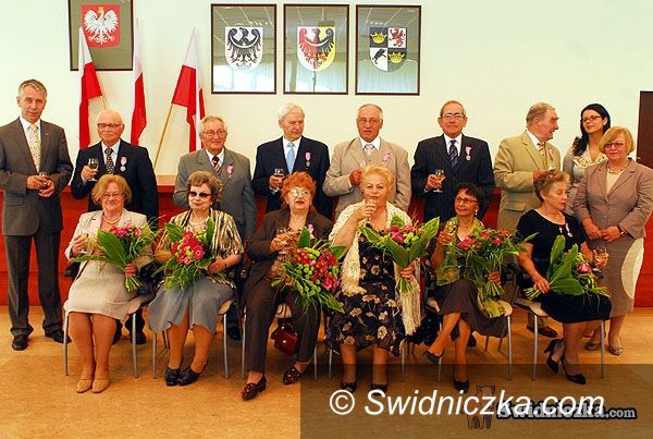 Świdnica: Srebrne gwiazdy na Złote Gody