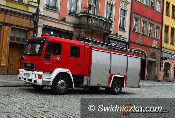 powiat świdnicki: Olej, garnek i podpalone auto