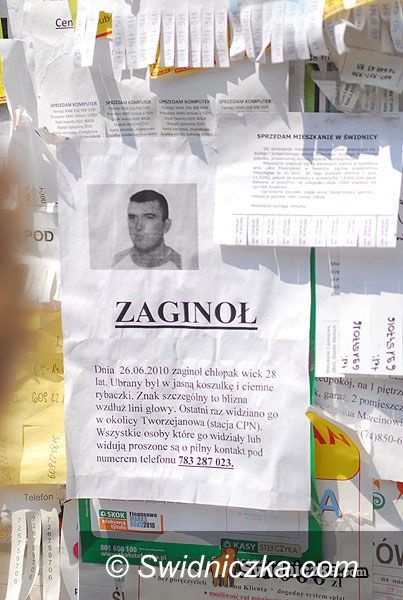 Świdnica: Zaginął człowiek&#8230;