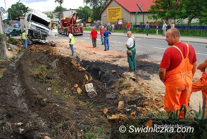 Słotwina: Tir, który zabił dwie kobiety, został usunięty z miejsca tragedii