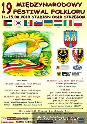 Strzegom: Rusza XIX Międzynarodowy Festiwal Folkloru w Strzegomiu – program