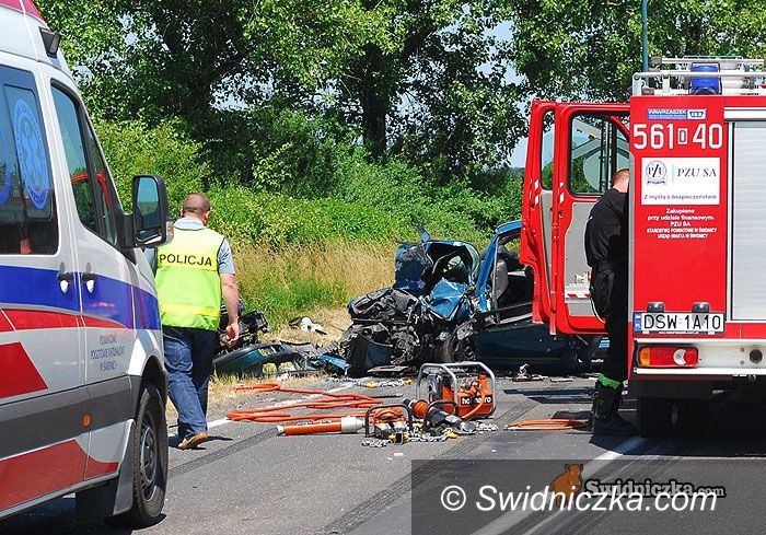 powiat świdnicki: Niedziela z kolizjami