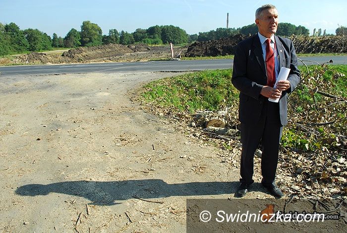 Świdnica: Optymista Zbigniew Szczygieł: budowa małej obwodnicy ruszy zimą