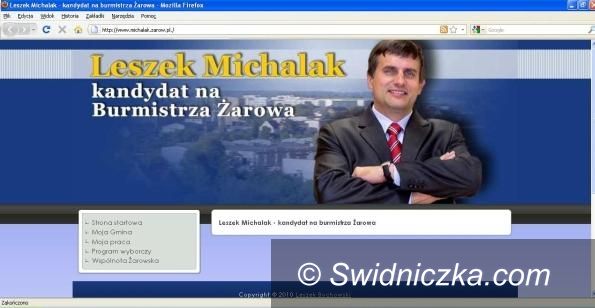 Żarów: Leszek Michalak w piątek zainauguruje kampanię