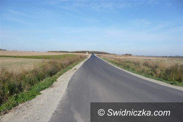 Niegoszów-Panków: Remont trasy Niegoszów – Panków współfinansowało MSWiA
