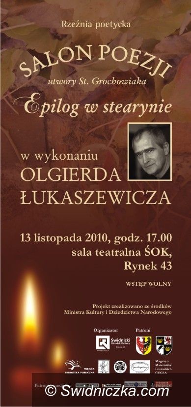 Świdnica: Łukaszewicz przedstawi Grochowiaka