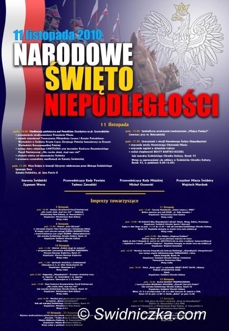 Świdnica: Święto Niepodległości – obchody już trwają [program]