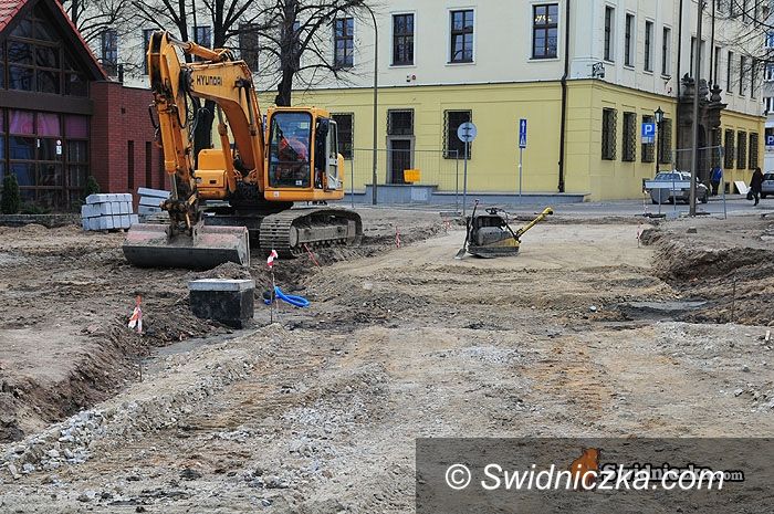 Świdnica: Ofiar Oświęcimskich otwarta, plac św. Małgorzaty za pół roku