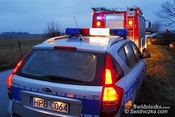 powiat świdnicki: Dwa groźne wypadki
